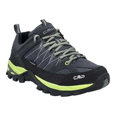 Afbeelding van CMP Rigel Low Trekking Shoe Wp heren Wandelschoen, Antraciet Limegreen, 45 EU
