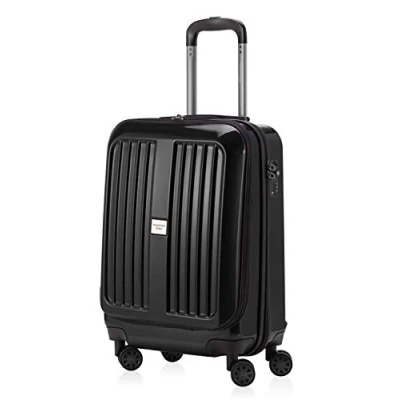Afbeelding van Hoofdkoffer XBERG koffer hard shell trolley, 55 cm, zwart