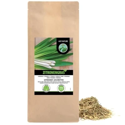 Afbeelding van Alpi Nature Lemong gras gesneden (1 kg) citroengrassnede citroengrassen citroengras thee zachtjes gedroogd 100% puur en natuurlijk