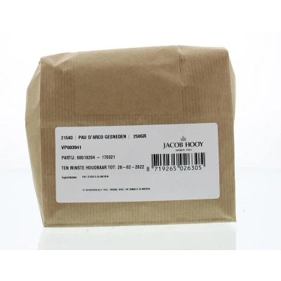 Afbeelding van Jacob Hooy Pau D Arco Gesneden 250gr