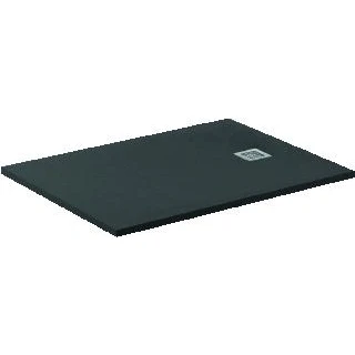 Afbeelding van Ideal standard ultra flat solid douchevloer rechthoekig 100x80cm zwart k8219fv