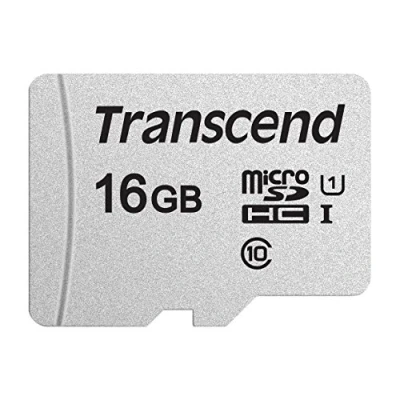 Afbeelding van Transcend microSDHC 300S 16GB Class 10 UHS I U1