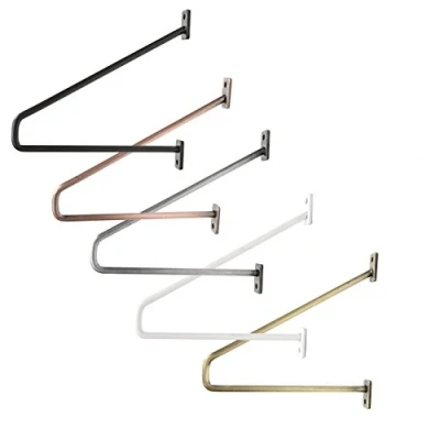 Afbeelding van Natural Goods Berlin, 2 x plankhouder, plankdrager, wandplank, Prenzlberg, 200 mm, antiek goud
