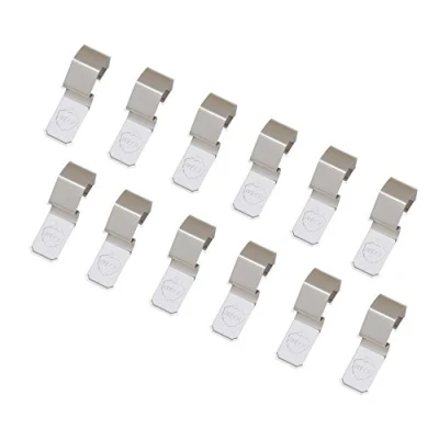 Afbeelding van Weck Set van 12 Jar Clips, Zilver, 2 cm