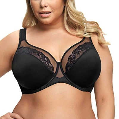 Afbeelding van Gorsenia Luise BIG Beugel BH, Dames, Maat: 90K, Black