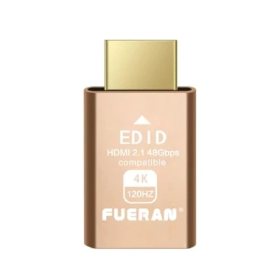 Afbeelding van FUERAN 2.1 hdmi dummy Plug, 4K 120Hz Virtual Display Emulator, Headless Ghost Adapter Ondersteuning 3840x2160@120HZ,1440@120HZ,1080P@120HZ hdmi, edid Emulator (HDMI2.1 1P)