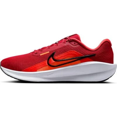 Afbeelding van Nike Performance Downshifter 13 Hardloopschoenen voor op de weg, Heren, Maat: 45.5, Gym red/black/light crimson/hyper crimson/pure platinum