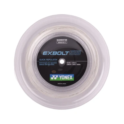 Afbeelding van Yonex Exbolt 65 badmintonsnaar 200 m Wit