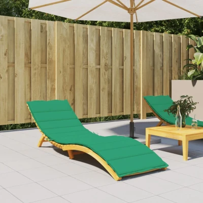 Afbeelding van vidaXL Ligbedkussen 200x60x3 cm oxford stof groen