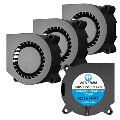 Afbeelding van WINSINN 40 mm ventilator 5V 4020 x 20 turbine borstelloze koeling voor 3D printer extruder Hotend hoge snelheid (verpakking van 4 stuks)