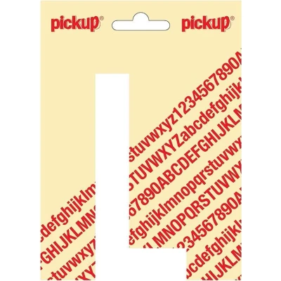 Afbeelding van Plakletter Nobel Sticker witte letter L Pickup