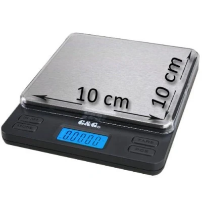 Afbeelding van G&amp;G LS precisieweegschaal, 200 g/0,01 g, digitale weegschaal, goudweegschaal, extra groot weegoppervlak, weegoppervlak