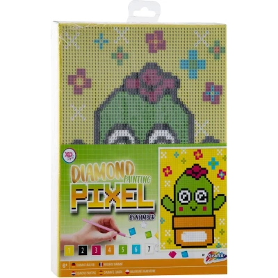 Afbeelding van Grafix Diamond Painting, op Nummer Canvas Cactus