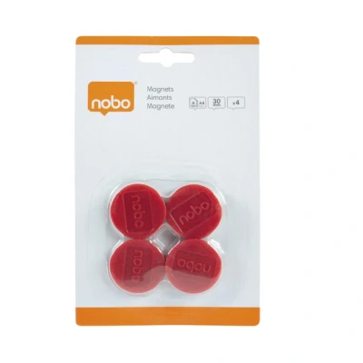 Afbeelding van Magneet Nobo 30mm 700gr rood