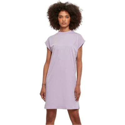 Afbeelding van Urban Classics Turtle Extended Shoulder Jerseyjurk, Dames, Maat: XXL, Lilac