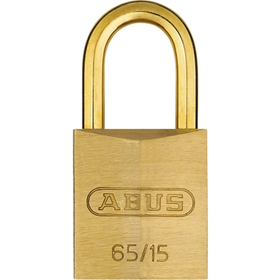 Afbeelding van Abus 65/15 messing hangslot verschillend sluitend 15 mm