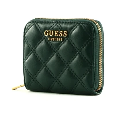 Afbeelding van GUESS Giully SLG Small Zip Around Wallet Forest, forest