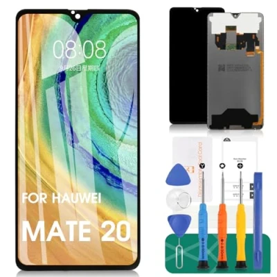 Afbeelding van Voor Huawei Mate 20 Screen Vervanging Lcd scherm Touchscreen Digitizer HMA L29, L09 Montage Reparatie Kits (zwart)