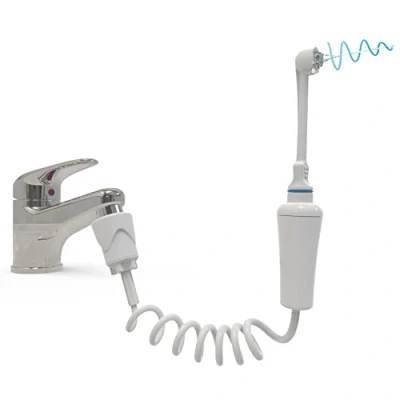 Afbeelding van SoWash tanddouche Vortice Orthodontic verbindt zich met de kraan zonder batterijen en elektriciteit drievoudig convergent Ideaal voor appar