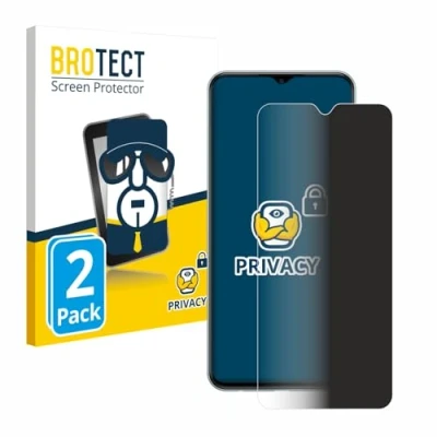 Afbeelding van BROTECT privacy screenprotector voor Samsung Galaxy M23 Folie Beschermfolie Blauwlichtfilter (2 Stuks)