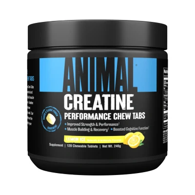 Afbeelding van Creatine Chews 120chewables Lemon Ice