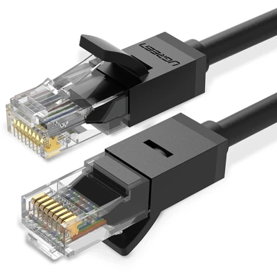Afbeelding van Ugreen LAN Ethernet U/UTP Cat. 6 1000Mb/s 15m zwart (NW102)