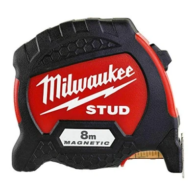 Afbeelding van Milwaukee Stud Magnetische Premium Meetlint Metrisch 8M 4932471627