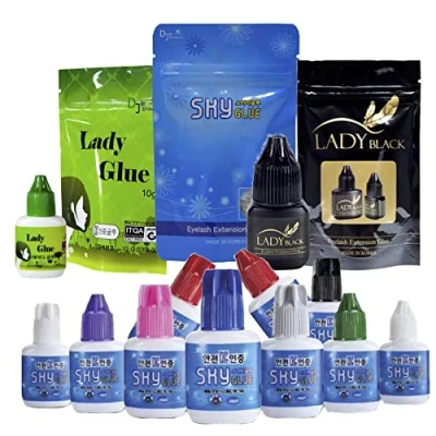 Afbeelding van Wimperlijm SKY Lijm voor Wimperverlenging Professioneel Ultra Sterk Houdbaar Lang Glue RA 5ml