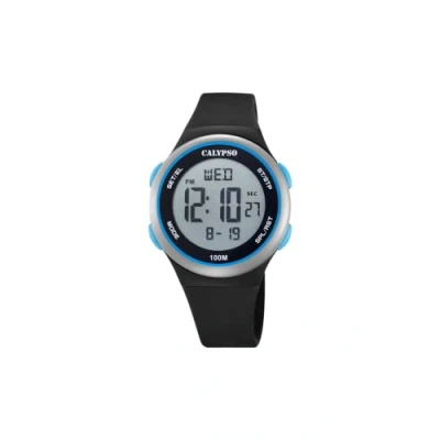 Afbeelding van CALYPSO WATCHES Chronograaf Color Splash, K5804/4 Quartz horloge, kinderhorloge, datum, digitaal, stopwatchfunctie, ideaal als cadeau