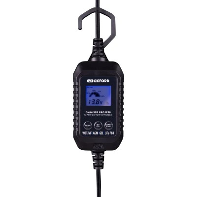 Afbeelding van Professionele Oxford acculader 1250 Pro met prachtig LCD display Scooter Motorfiets ATV Quad Boot ook Lithium accu`s !