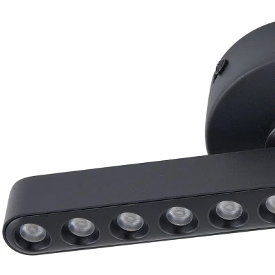 Afbeelding van Lindby LED spot Eldrin, zwart, 1 lamp, lichtpunten