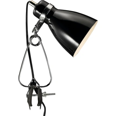 Afbeelding van Nordlux Glanzende klemlamp Clone zwart