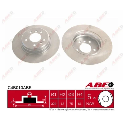 Afbeelding van ABE Remschijven C4B010ABE