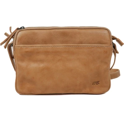 Afbeelding van Bear Design Vieve Leren Schoudertas Baltic Beige
