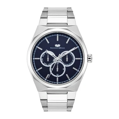 Afbeelding van Rhodenwald &amp; Söhne Cooledge Chronograaf silvercoloured/dark blue, Heren, Maat: One Size, Silver coloured/dark blue