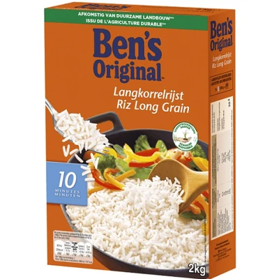 Afbeelding van Ben&#039;s Original Witte Langkorrelrijst 2kg