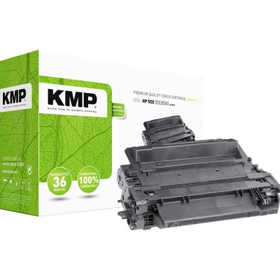 Afbeelding van KMP Toner vervangt HP 55X, CE255X Compatibel Zwart 12500 bladzijden H T231 1222,8300