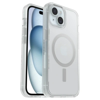 Afbeelding van OtterBox Symmetry mit MagSafe (Apple iPhone 16e), Smartphonehoes, Transparant