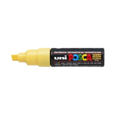 Afbeelding van uni ball Paint Marker op waterbasis Posca PC 8K strogeel paintmarker