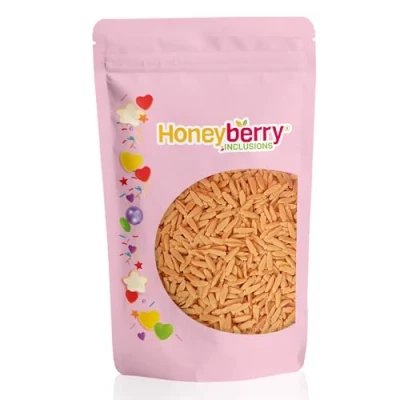 Afbeelding van Natuurlijke Eetbare Kleurrijke Strooisels 200g Cakedecoratie en Suikerstrooisels Perfect voor Bakken, Taarten, Cupcakes, Koekjes Desserts Geproduceerd in de EU (Oranje Wortels)