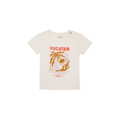 Afbeelding van Noppies Ostra Tshirt print voor kinderen, Maat: 56, Whisper white