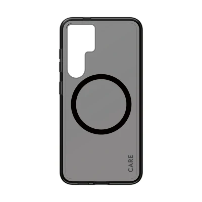 Afbeelding van CARE by PanzerGlass Flagship Case Transparant Urban Combat w. Zwart QI Module Samsung S24