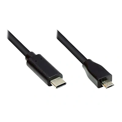 Afbeelding van Good Connections USB C naar Micro B kabel USB2.0 / zwart 1 meter