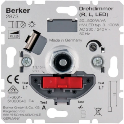 Afbeelding van Berker Inbouw LED Dimmer 3 100W