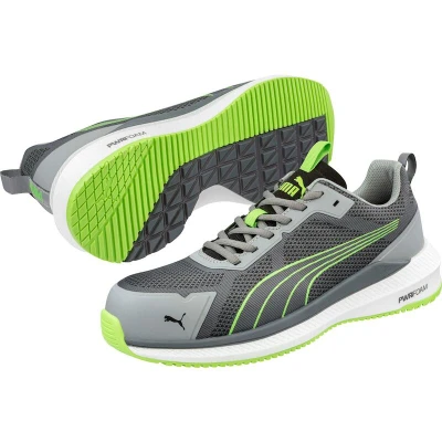 Afbeelding van PUMA SLIDE ESD S1PS veiligheidsschoen laag (grijs/groen) 900 13260 6453 43