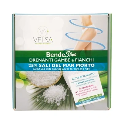 Afbeelding van Anti cellulitis bandages voor benen, heupen en buik. 2 à 250 ml met papieren broek wegwerp slip