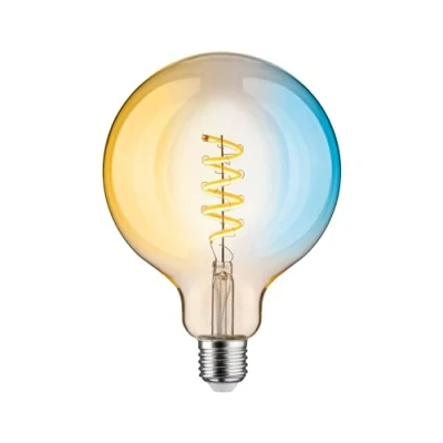 Afbeelding van 29161 Paulmann Home LED lamp E27 Energielabel: G (A G) 7.5 W Warmwit tot koudwit Goud
