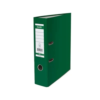 Afbeelding van Bantex Ordner A4, 8 cm breed, 15% meer capaciteit dan standaard map, 20 stuks, groen