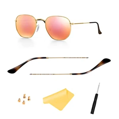 Afbeelding van Vervanging Tempel Arm,Tempel Tips voor Ray Ban RB3548N Zonnebril,met 4 Schroeven,1 Schroevendraaier