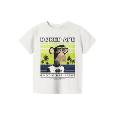 Afbeelding van Name it Regular FIT Tshirt print voor kinderen, Maat: 122/128, Cloud dancer
